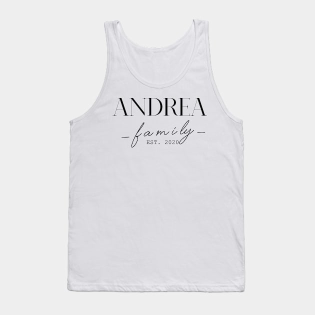 Andrea Family EST. 2020, Surname, Andrea Tank Top by ProvidenciaryArtist